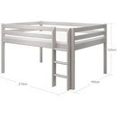 Classic 90x200cm Upphækkað