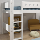 White 90x200cm Upphækkað