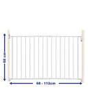 Öryggishlið veggfest fyrir opnun 68 -112cm