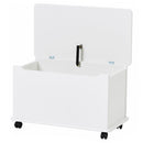 Kistill á hjólum með hæglokandi loki