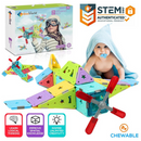 Segulkubbar - Flugvélar og Þyrlur - 74 stk