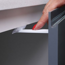 Læsing á skápa og skúffur - Þarf ekki að skrúfa x 4stk/pk