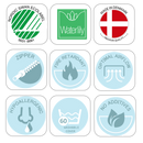 ECO -SVANS vottuð dýna - 120x200cm