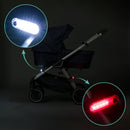 LED öryggisljós - á barnavagninn, hjólið, töskuna eða hvar sem er.