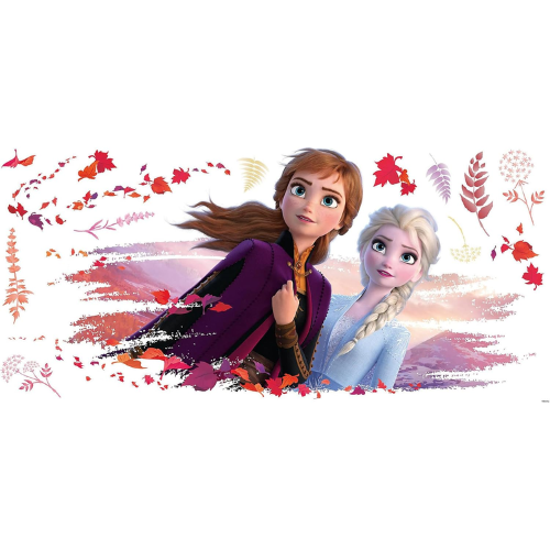 Frozen Elsa & Anna. Sjálflímandi veggmyndir