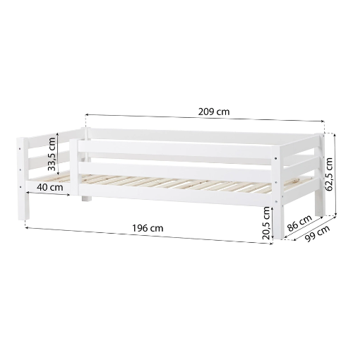 ECO Luxury 90x200cm Svansvottað