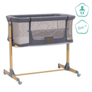 Hliðarúm á hjólum m/dýnu