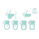 Klósettþjálfi með tröppu