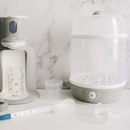 Gufutæki til að sjóða pela og snuddur