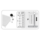 Evolux hliðarúm m/dýnu 50x90cm.