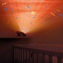 Næturljós - Ljóskastari sólarlag