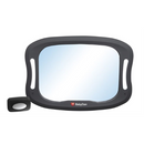 Aftursætisspegill með ljósi