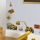 Vinnuvélar - 23 stk. Sjálflímandi veggmyndir