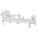 Hoppekids "Blend" rúm 70x160cm