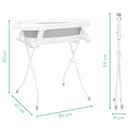 Baðbalastandur með fellanlegum bala.