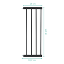 Framlengingar á þrýstihlið  7 - 21cm