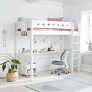 White 90x200cm Upphækkað