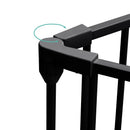 Framlenging / stækkun á Fillikid öryggishlið svart 65cm