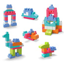 Mega Bloks kubbar - 60 stk.