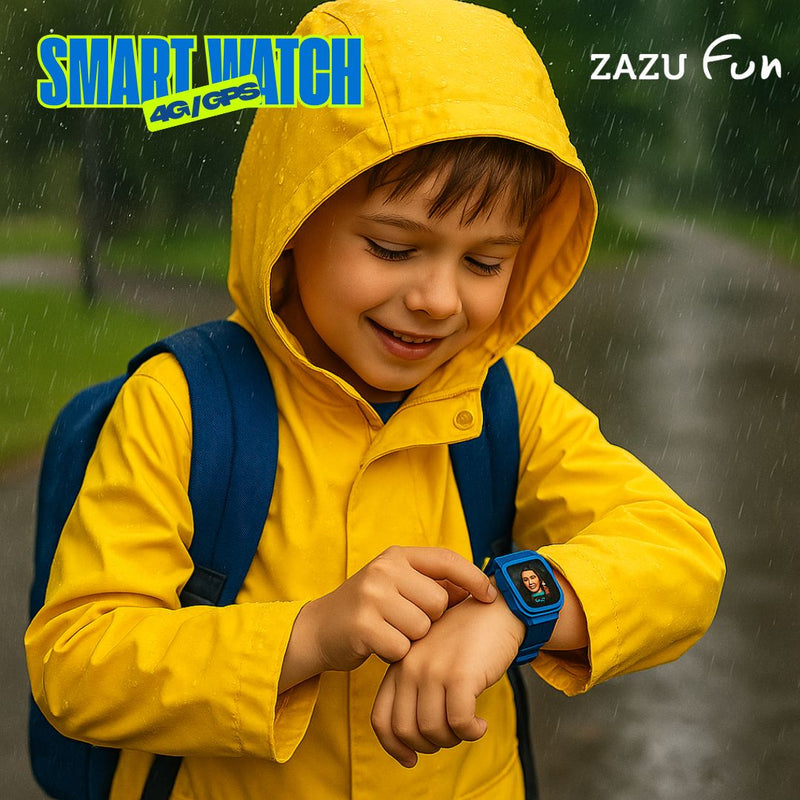 Fun Snjallúr 4G/GPS - Fyrir myndsímtal blátt