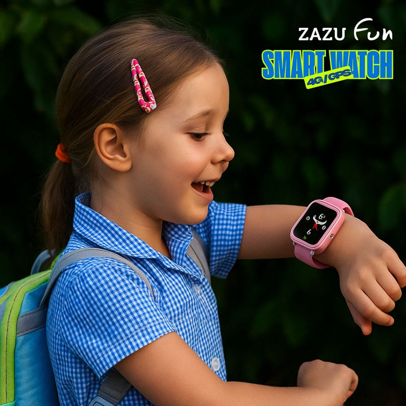 Fun Snjallúr 4G/GPS - Fyrir myndsímtal bleikt