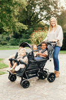 Fjölbura kerra fyrir 4 börn