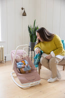 Ömmustóll með titringi og tónlist