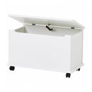 Kistill á hjólum með hæglokandi loki