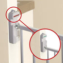 Öryggishlið veggfest Broadway  76-134,5cm - Extra breitt