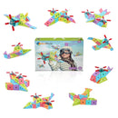 Segulkubbar - Flugvélar og Þyrlur - 74 stk