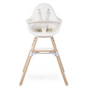 Evolu 180° matarstóll 2-in-1  Hvítur/Viðar