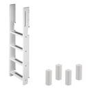 Millikubbar + Stigi -  White 90x200