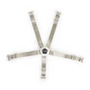 5-Punkta Beisli fyrir Evolu matarstól - Hvítt