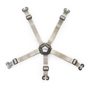 5-Punkta Beisli fyrir Evolu matarstól - Grátt