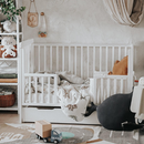 Rimlarúm Classic á hjólum  60x120cm