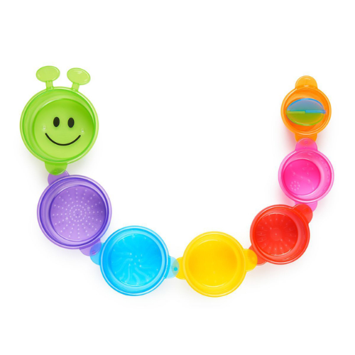 Toy Cups Caterpillar Spillers 7Pk