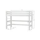 ECO Luxury  90x200cm - Milli hátt Svansvottað