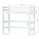 ECO Luxury 70x160cm Upphækkað Svansvottað