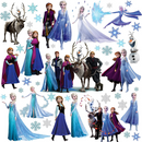 Frozen - 15 stk. Sjálflímandi veggmyndir