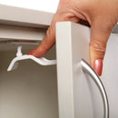 Skápa & skúffulæsingar með stoppara 2/pk