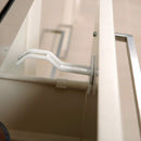 Skápa & skúffulæsingar með stoppara 2/pk